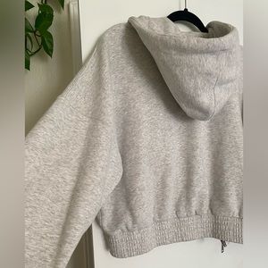 Abercrombie and Fitch XL Heather Grey ZipUp Hoodie